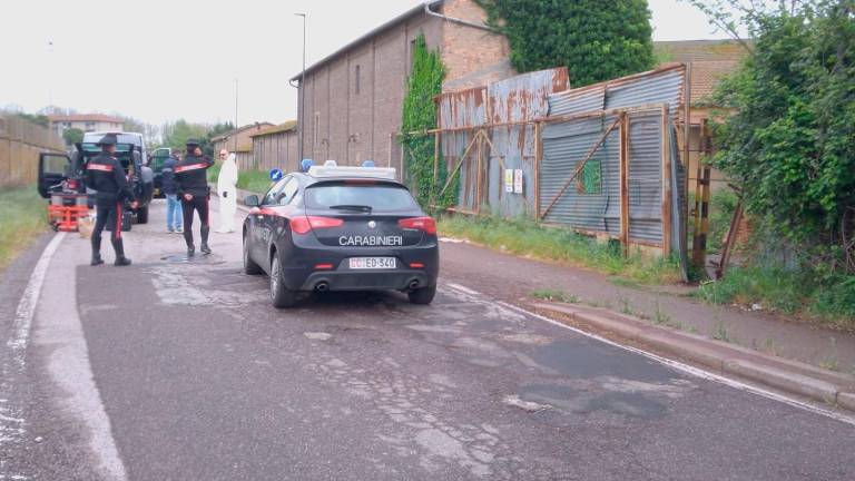 Il luogo dell’omicidio (Foto Massimo Fiorentini)