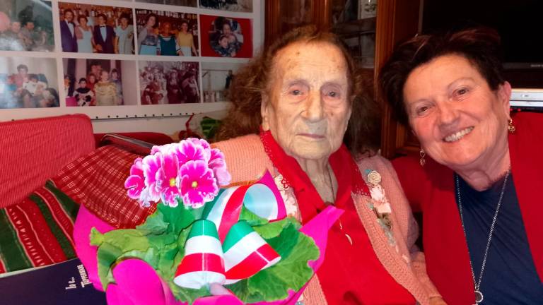 Pierina Semprini e l’assessora Marina Zoffoli