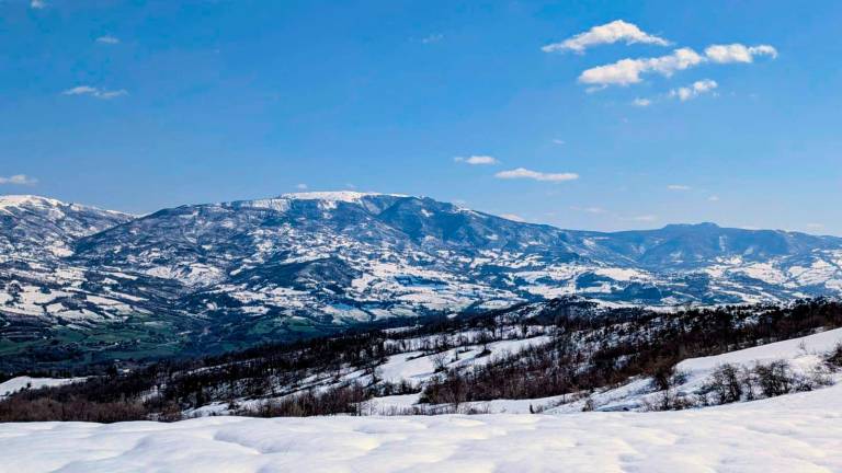 Da Campigna all’entroterra Cesenate e Riminese: il fascino della neve di fine marzo in Romagna