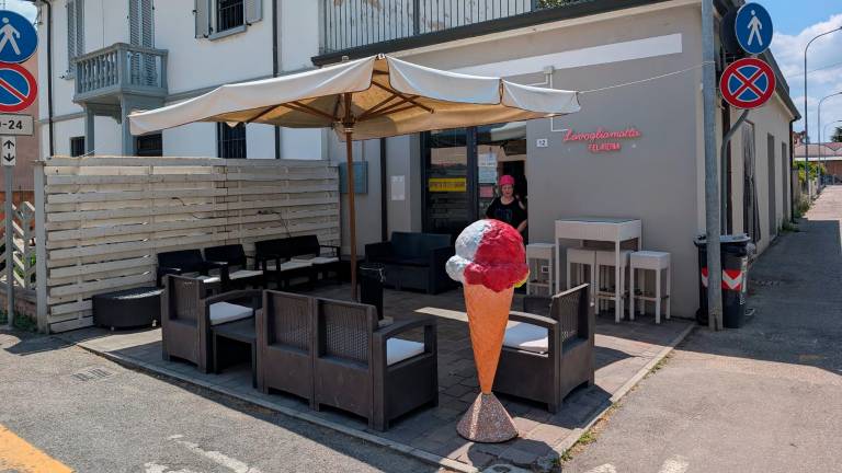 La gelateria rapinata