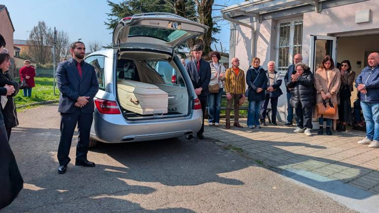 I funerali celebrati ieri mattina