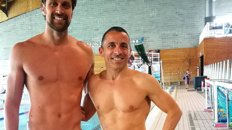 Nuoto, Luca Dotto si allena a Riccione
