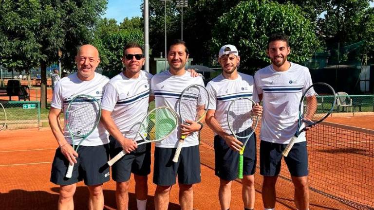La squadra del Tc Faenza promossa in D1