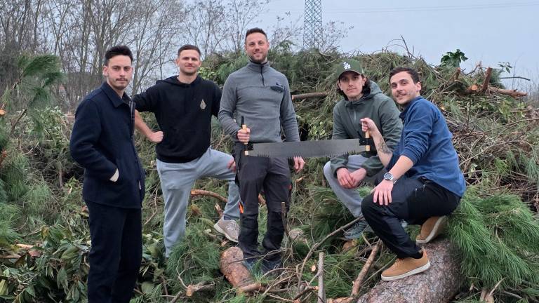 Da sinistra Andrea Astolfi, Nicola Carlini, Rodolfo Zoffoli, Alberto Gozi, Paolo Righi