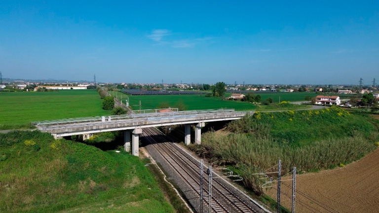 Rubicone, lavori del cavalcavia lungo la Sp14