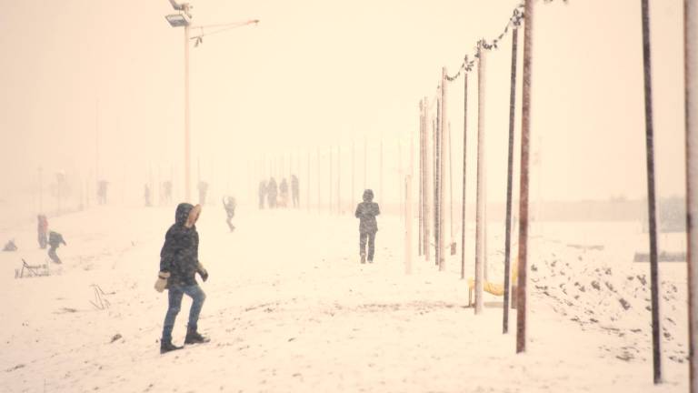 Rimini sotto la neve, la spiaggia è un parco giochi FOTOGALLERY Migliorini