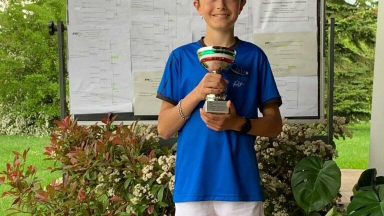 Tennis, Marco Giovagnoli campione Under 12 al Tc Parma