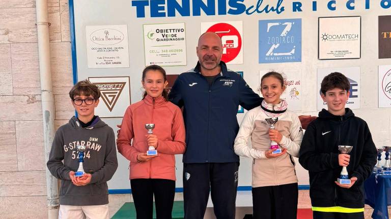 Tennis, i vincitori del “misto” a Riccione