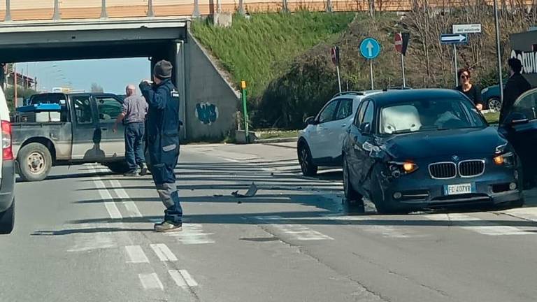 Cesena, incidente: lunga coda sulla Cervese