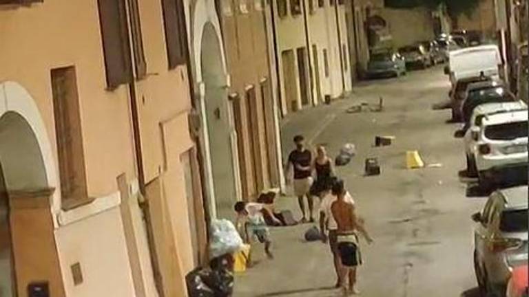 Un frame di quanto accaduto a Bagnacavallo