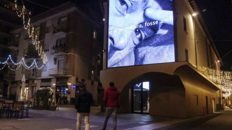 Tondelli, ecco il videomapping di Rimini / Galleria