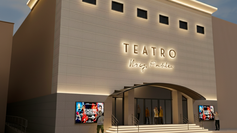 Forlì, lavori alla facciata del teatro “Fabbri”