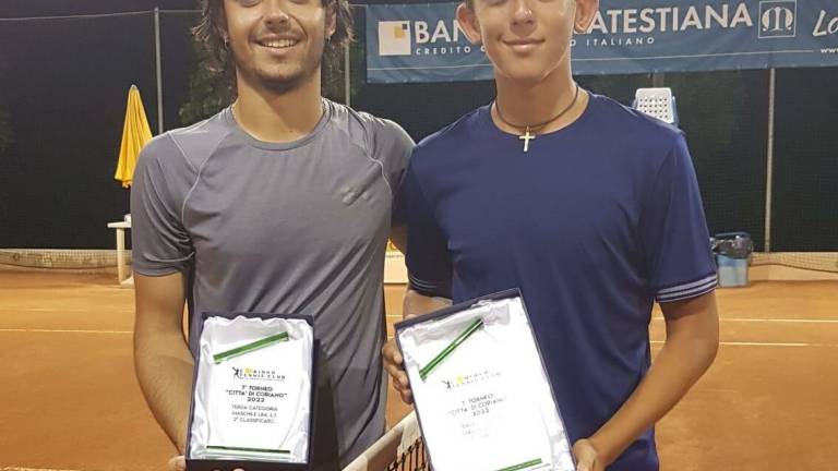 Tennis, Federico Baldinini vince il trofeo Città di Coriano