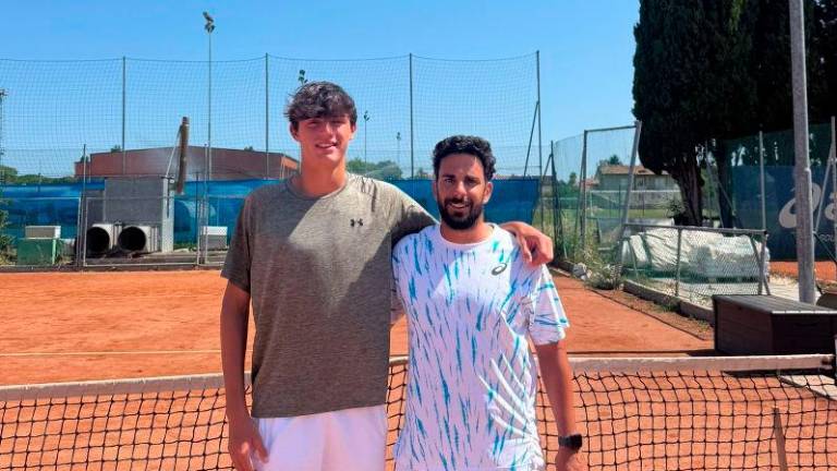 Fabio Leonardi e Giacomo Polidori alla Galimberti Tennis Academy