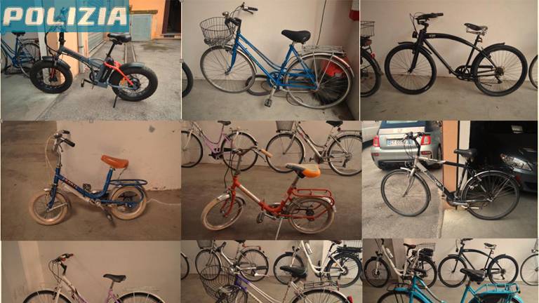 Furti tra Forlì e Lido di Classe, recuperate 13 biciclette rubate