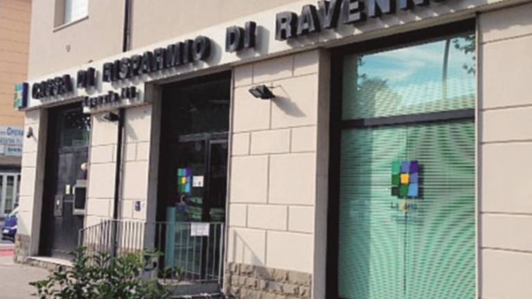 Bandito alla Cassa di Risparmio di Ravenna