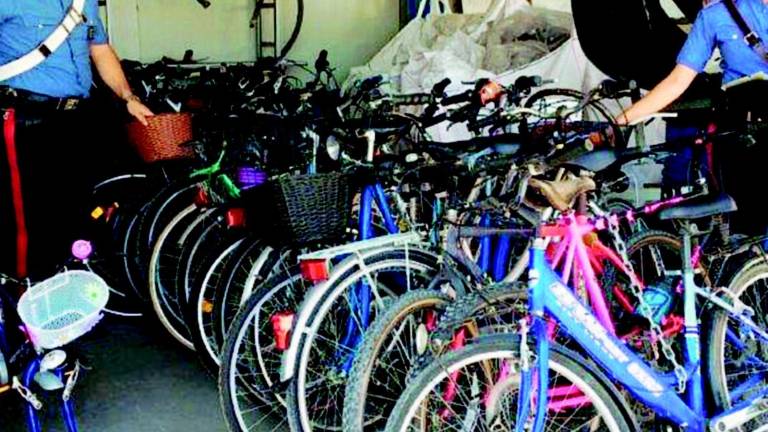 Scoperto un deposito di bici rubate