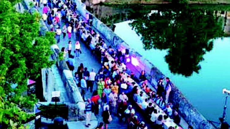 Ponte di Tiberio, la cena dell'antica Roma