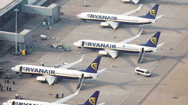 Ryanair torna a Miramare: voli per Londra, Varsavia e Kaunas