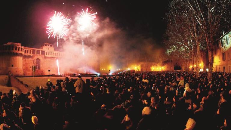 Capodanno con i fuochi artificiali alla Rocca