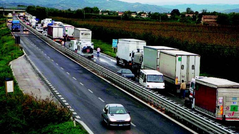 Lavori sulla E45 a Ravenna, chiuso tratto corsia nord per quattro mesi