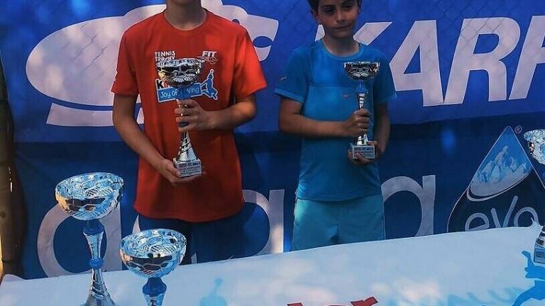 Tennis, al Kinder Trophy successi di Neri nell'U11 e Cogo nell'U12