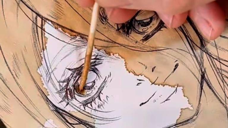 Uno dei manga realizzati dalla barista Giada Romana