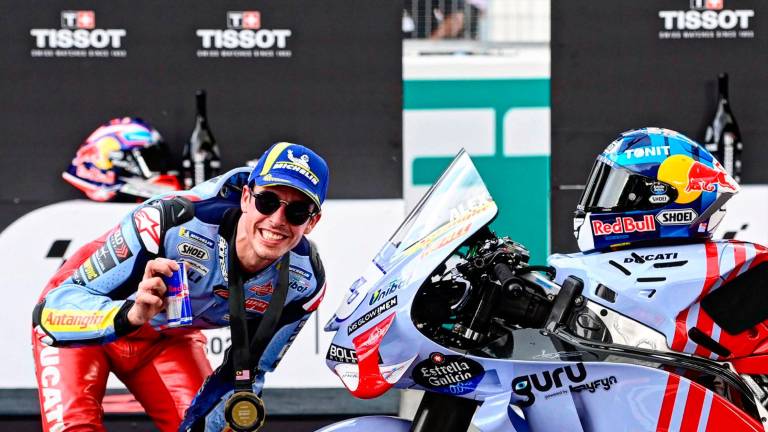 Alex Marquez all’arrivo