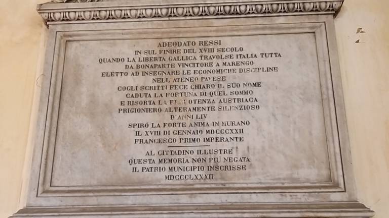 Bicentenario morte Adeodato Ressi, eroe cervese del primo Risorgimento