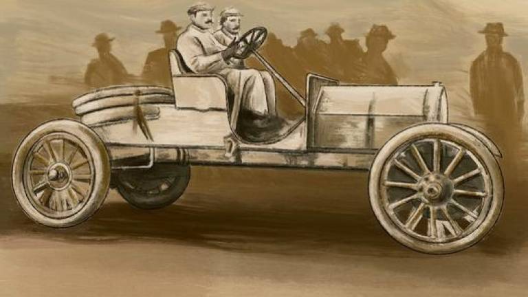 La magia del primo Giro d'Italia in Automobile del 1901 per le strade della Romagna