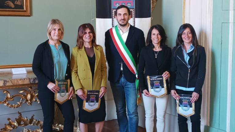 Atletica, le campionesse Master dell'Endas Cesena premiate in Comune
