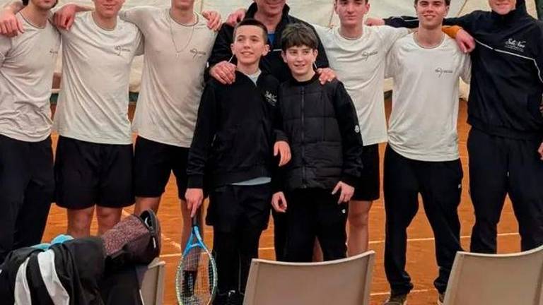 La formazione del Ten Sport Center impegnata in serie C maschile