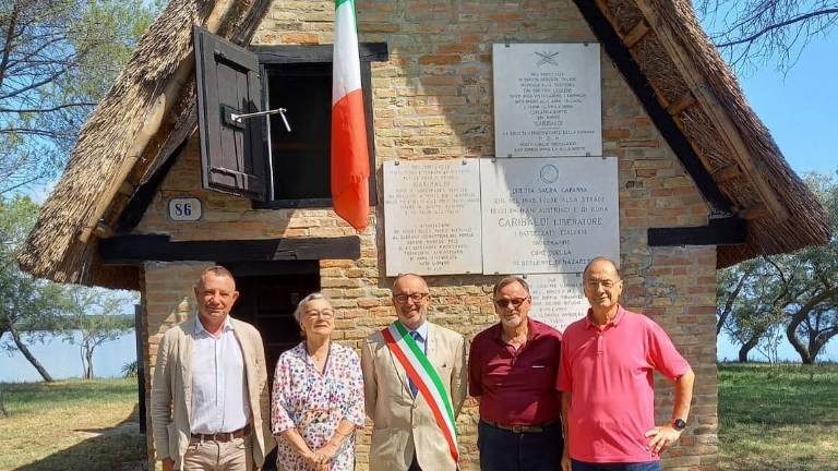 Ravenna, il vicesindaco Fusignani riceve Annita Garibaldi Jallet