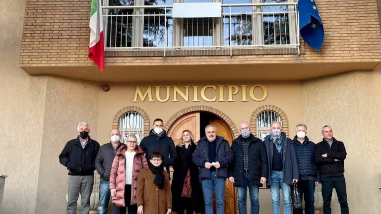 Bonaccini in visita a Montecopiolo e Sassofeltrio