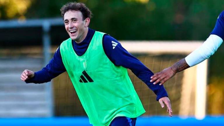 Tommaso Berti durante l’allenamento di ieri ad Acquapartita (foto figc.it)