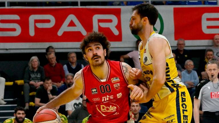 Giacomo Leardini ha ritrovato la doppia cifra nella vittoriosa trasferta della Dole a Cividale in garauno di semifinale