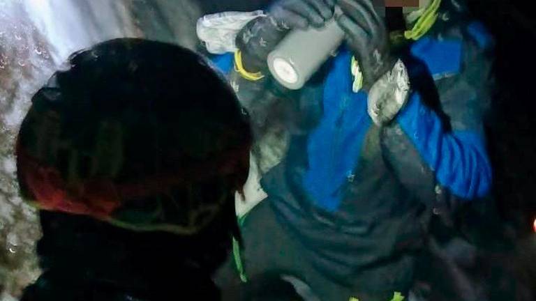 Il 31enne appena raggiunto dai soccorsi