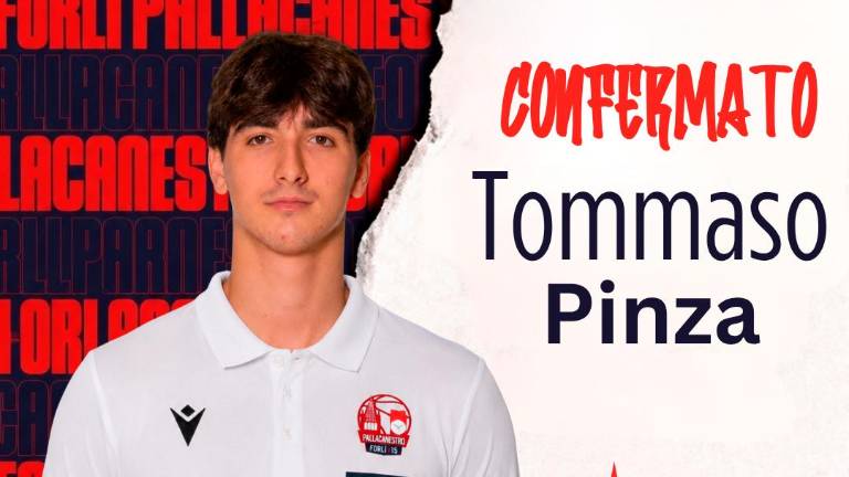 L’Unieuro conferma Tommaso Pinza. Coach Nanni: “Ci darà tanta energia”
