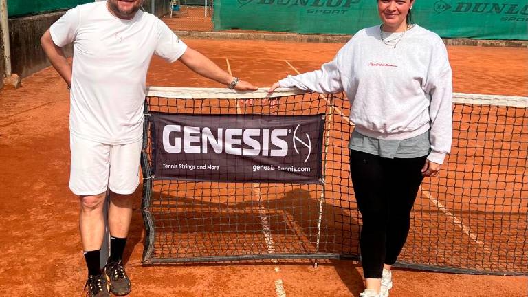Il presidente del Centro Paradiso, Marco Fucci, con Chiara Magnani