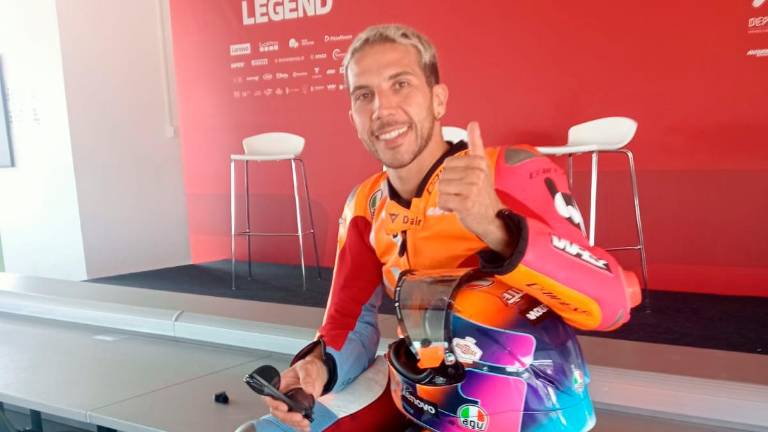 Andrea Migno soddisfatto dopo la gara