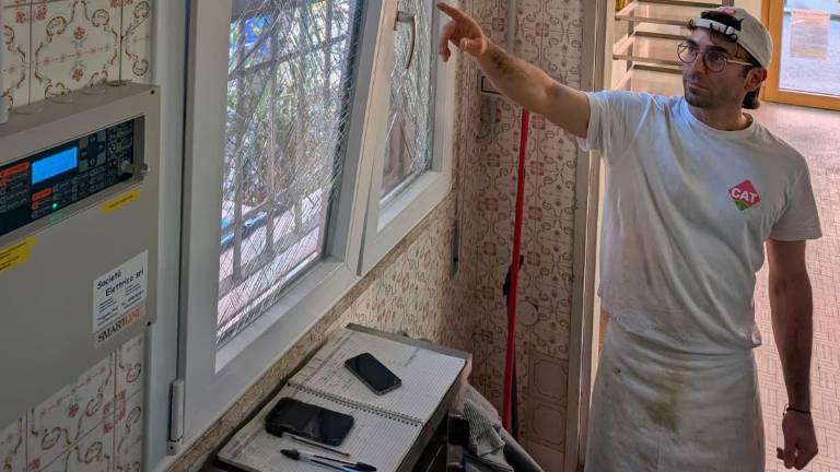 Uno dei locali nel mirino dei malviventi