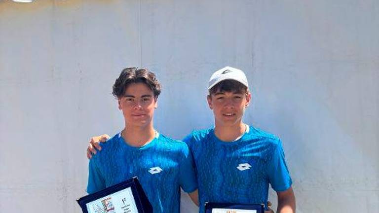 Tennis, Ricci e Logrippo vincono il doppio allo Junior Tour di Salsomaggiore