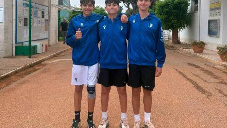 La squadra Under 14 maschile del Tennis Club Riccione