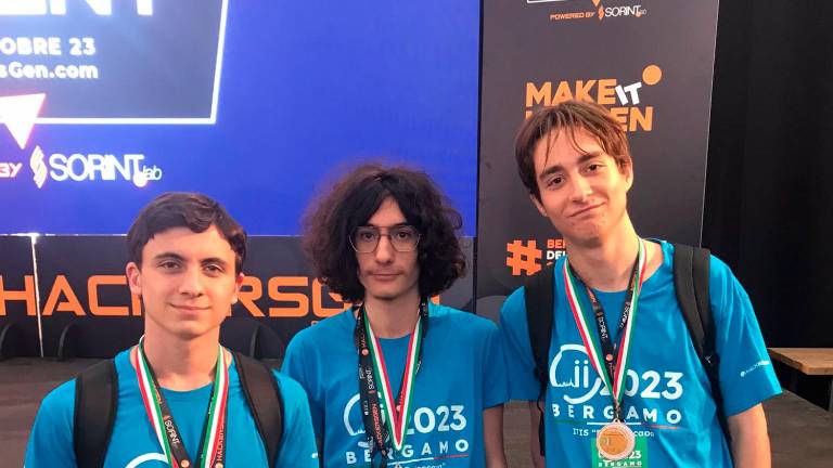 Da sinistra Soldati, Palmiotto e Morini