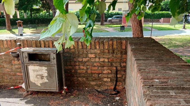Il punto dove è stato avvistato