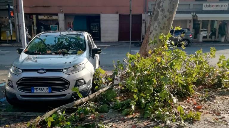 Maltempo nel cesenate: condominio “sbucciato” dal forte vento FOTOGALLERY