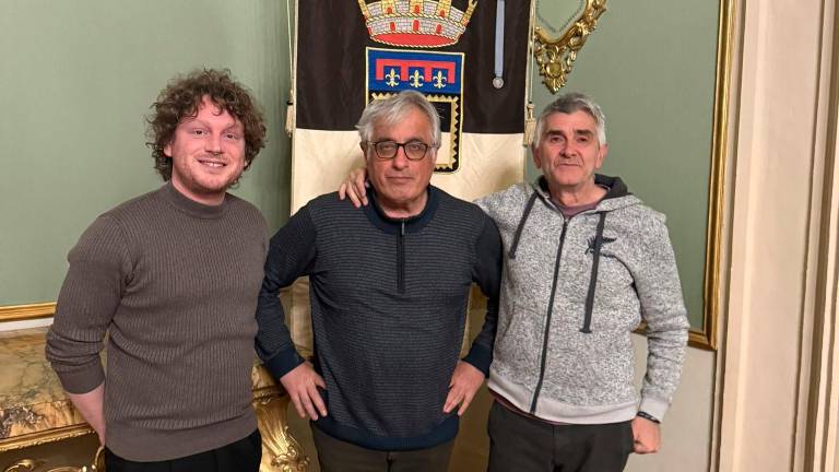 Da sinistra Filippo Rossini, Germano Gabanini e Gianni Ceredi