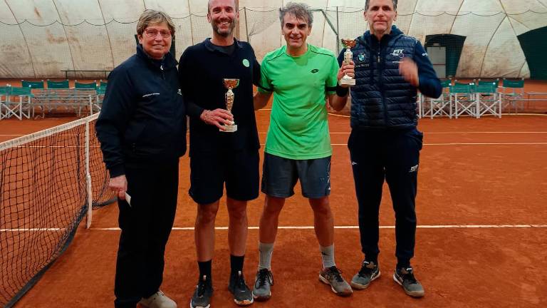 Tennis, Marcello Pirini e Gaddo Camporesi vincono i provinciali Over 45-55 di Forlì-Cesena