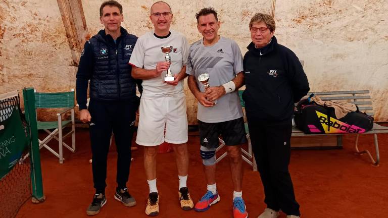 Tennis, Marcello Pirini e Gaddo Camporesi vincono i provinciali Over 45-55 di Forlì-Cesena