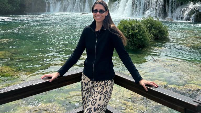 Due immagini di Giulia Bonetti: sopra in Croazia, sotto in Svezia